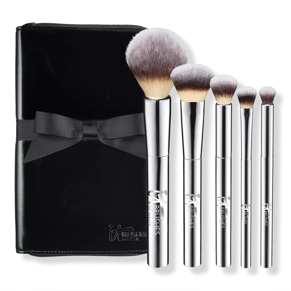 BRAND NEW: IT Brushes For ULTA Your Beautiful Basics Airbrush 101 5-Pc Brush Set